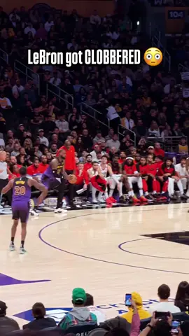 Bron definitely gonna be sore tonight 😭