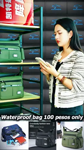 #waterproofbag #slingbag #shlouderbag #fyp #trendy #largecapacity 