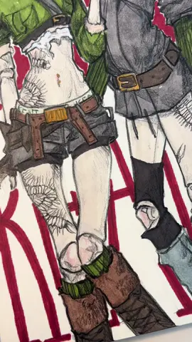 guys im literally 17?? what since when… #arttok #fyp #prismacolor #ohuhumarkers #fashion 