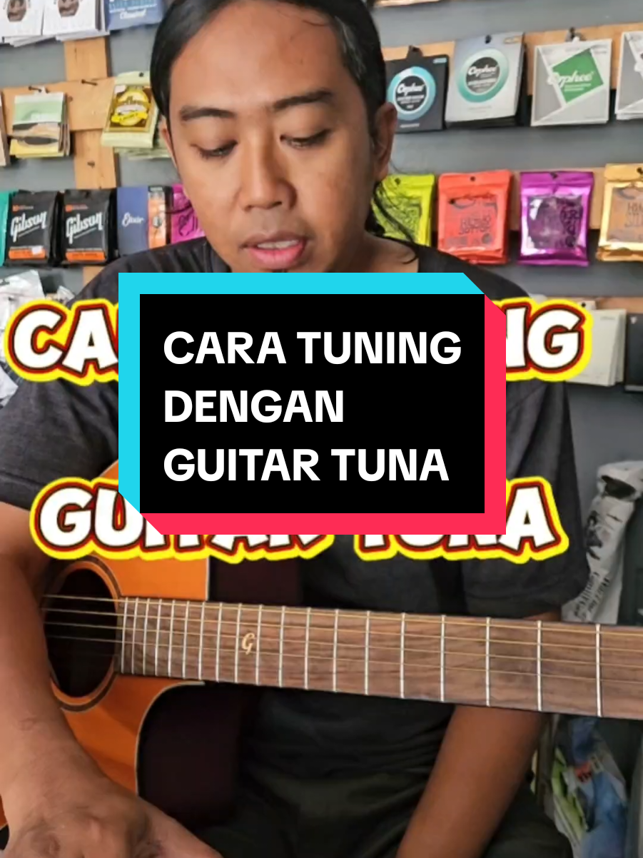 CARA PAKAI APLIKASI GUITAR TUNA #malanggitarshop #gitarmalang #gitarakustik 