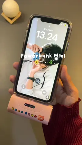 Powerbank mini anti ribet🎀💗 #powerbankmini #powerbank #powerbanktanpakabel #powerbankportable #powerbankmurah #fypage #fypシ゚viral 