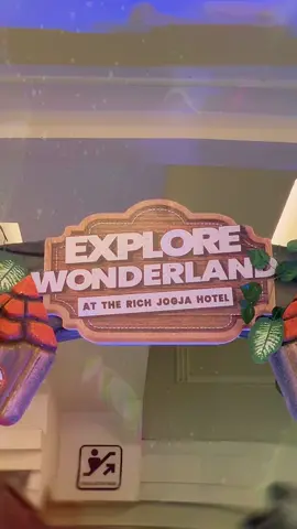 The excitement of the New Year celebration. Explore Wonderland at The Rich Jogja Hotel brings a unique atmosphere, offering a world of fantasy and childhood wonder. A spectacular event to welcome a more wonderful 2025 🍭🎊  #ExploreWonderlandAtTheRichJogjaHotel #NewYearEveParty2025 #TheRichJogjaHotel