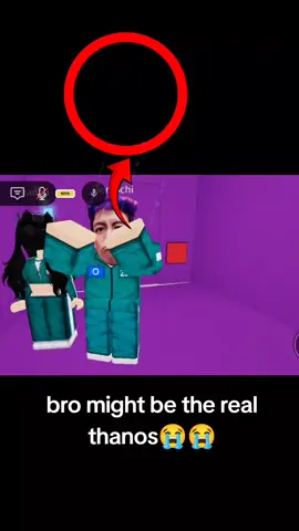 bro really might be the real thanos #squidgame #roblox #fyp #fy #foryou #viral #viralvideo 