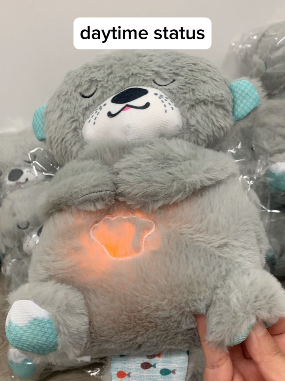 If you can't sleep at night, you must have it #otters #plushies #glow #tiktokmademebuyit 