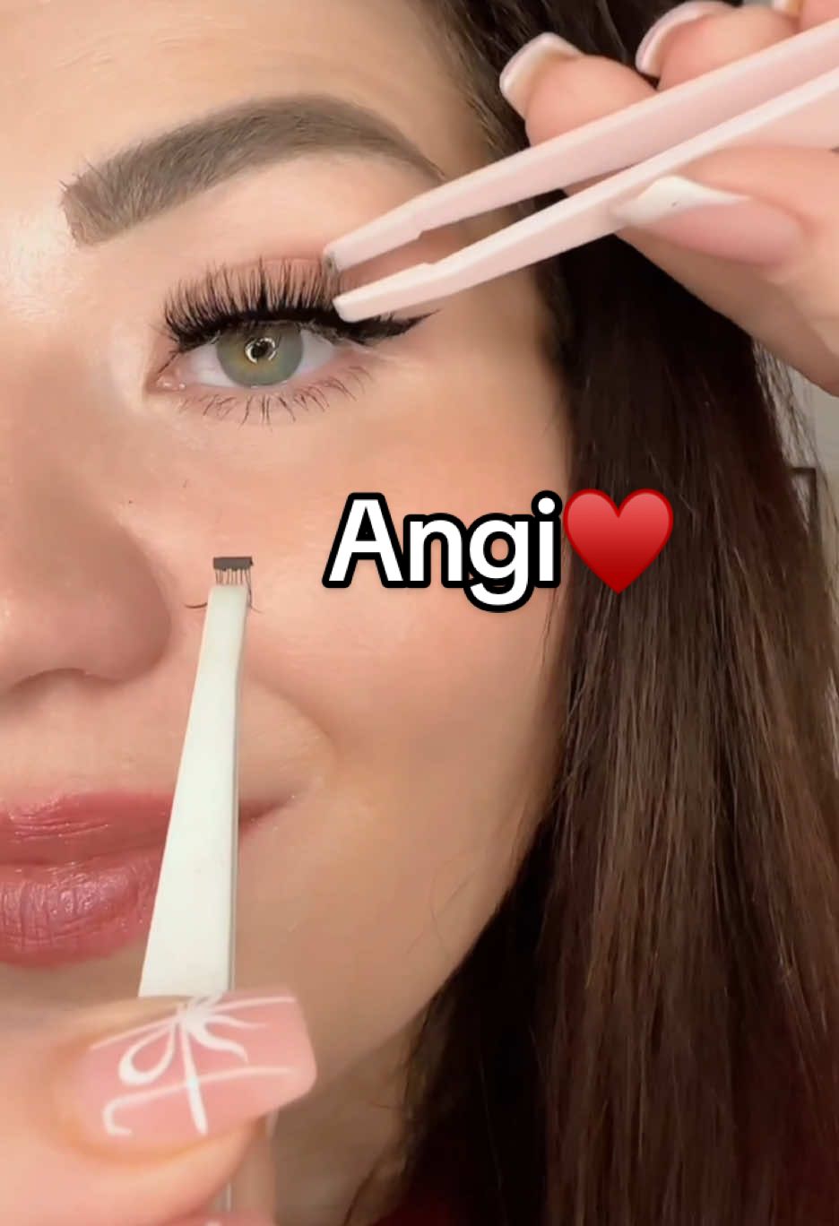 GRW Angi😍🫶 #magnetwimpern #maglashes #grwm  #girlssupportgirls #wimpern #lashes #fy 