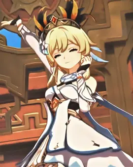 She’s so cute >< #GenshinImpact #genshinimpactedit #hoyocreators #lumine #standwithmavuika #genshinclip #hanasq 