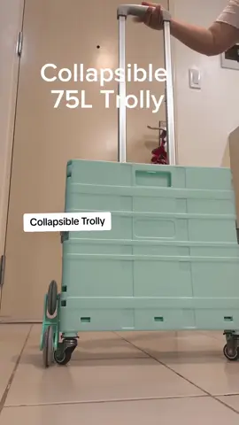 Collapsible Trolly. Very useful ito Besplen. #trollycart  #CapCut #collapsibletrolleycart #foldabletrolly #trollycartwithwheels #fyp #bestbuy #useful #musthave 