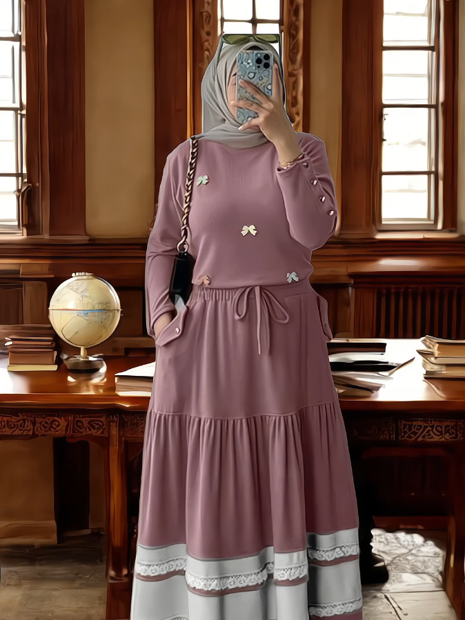 Setelan Rok Wanita Claudia Inara Bahan Knit Asterbee  Ada Saku Adem Halus One Set Viral Kekinian #setelan #setelanwanita #rok #bajuwanita  