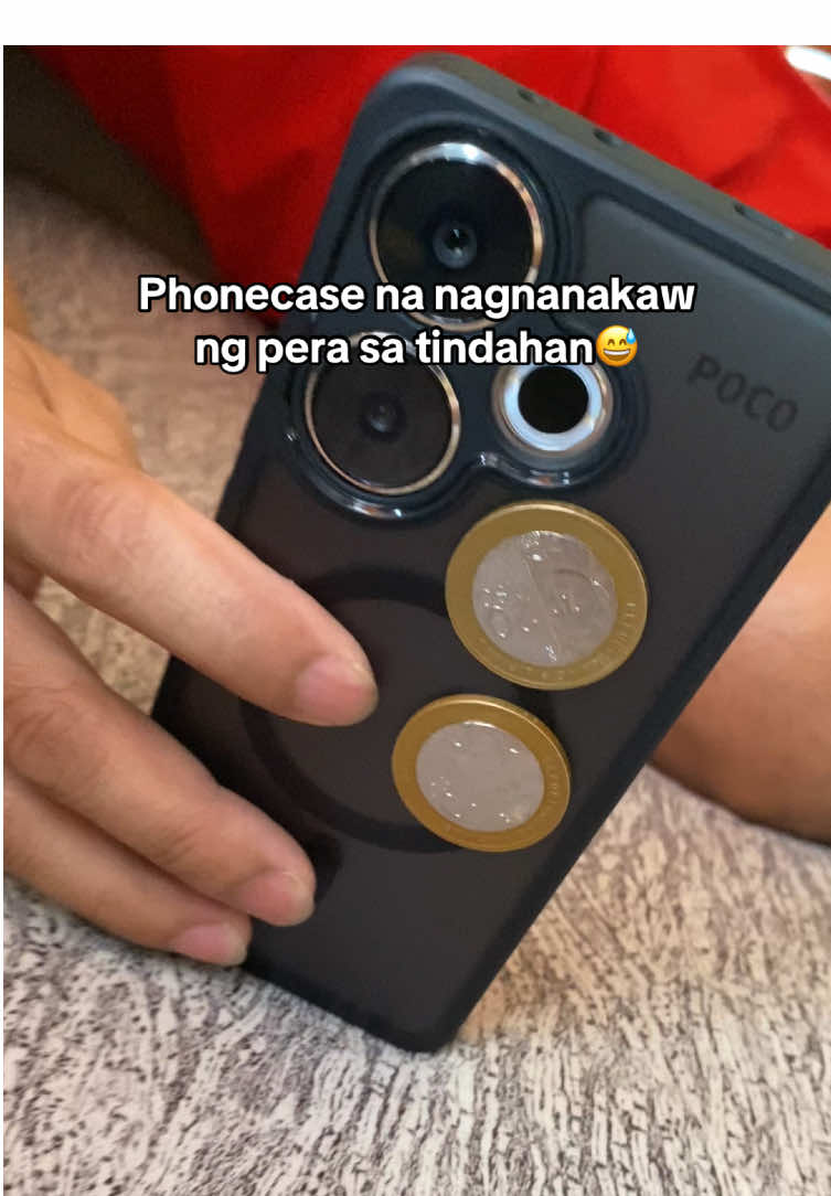Yung nilagay mo lang phone mo sa kaha habang nagbabantay sa tindahan at nanunuod kase busy nanay mo tas pag alis mo may coins sa cp mo😅😅😅 grabe talaga magnet ng phonecase na to #phonecase #phoneaccessories 