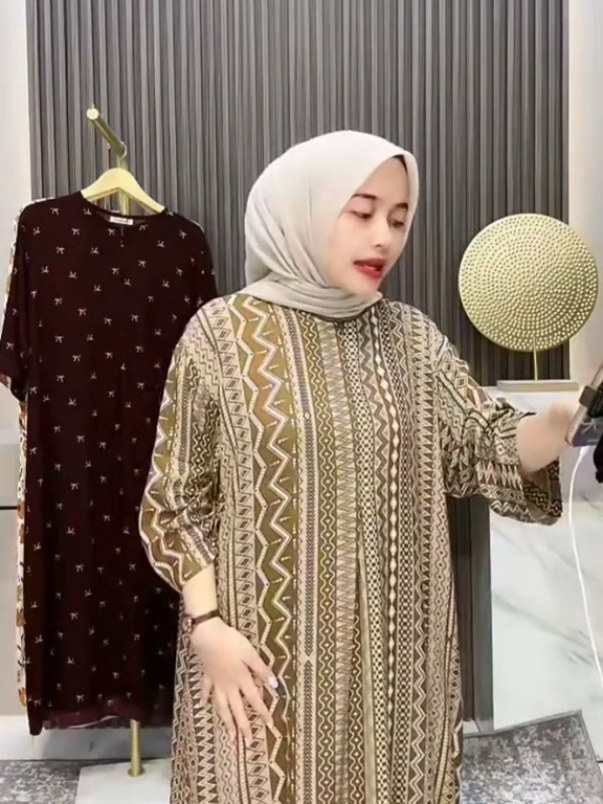 Dress / Daster motif 🥰 #dastermotifkekinian  #dasterirmalaila #dasterlengan3per4 