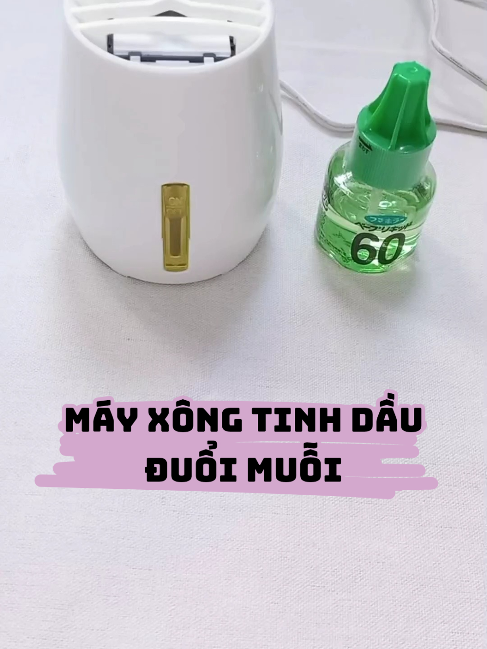 Đèn xông tinh dầu đuổi muỗi Nhật Bản an toàn và hiệu quả. Nhà nào cũng nên có. #emberong🐉 #mevabe 