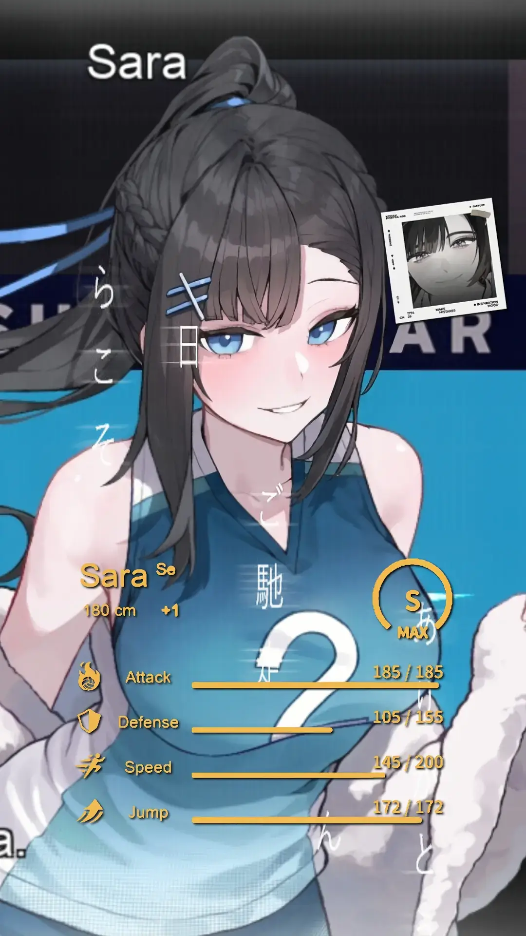 Sara😋  Nih yg minta mentahannya kalau mau req comen aja entar gue bikin ni #thespikevolleyballstory #gamevoli #thespikecross #sara #foryou #xyzbca #foryoupage #trending 