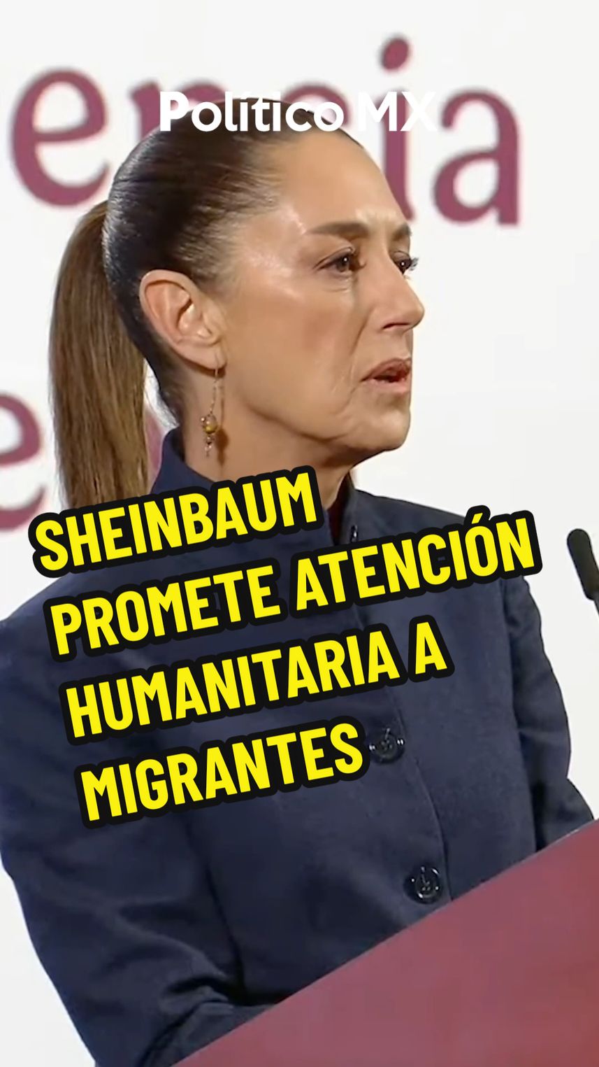 🔴 Sheinbaum promete atender humanitariamente a las caravanas de migrantes La presidenta Claudia Sheinbaum informó que los migrantes que pasan por México son atendidos, orientados y se les ofrece la posibilidad de tener trabajo en el país, además, se apoya a quienes deciden regresar a sus países de origen. Señaló que esto ha logrado que muchos migrantes no lleguen a la frontera con Estados Unidos. #news #noticias #sheinbaum #migrantes #políticomx #fyp #parati #foryou #viral #video #videoviral 