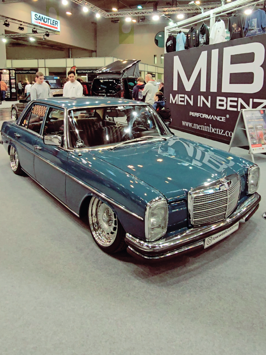 70's Mercedes Benz 200 W115 @ Essen motorshow 😎🔥 #mercedes #benz #mercedesbenz #classiccar #carsontiktok #slammed #w115 