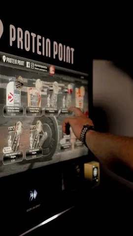 PROTEIN POINT Just scored some epic gains at the gym 💪🏽  #proteinpowder #proteinshake #vendingmachine #proteinpointro #protein #shake #preworkout #GymLife #workoutmotivation #gym #Fitness 