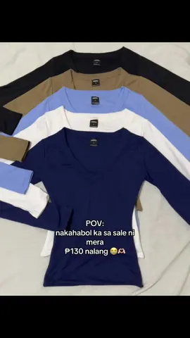 habol na sa sale mi! #meraevalina #meraevalinavnecklongsleeve #shopatmera #vnecklongsleeve #vneck #longsleeve  @Shop at Mera 