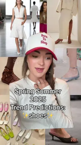 Spring Summer 2025 Trend Predictions: Shoes  #trendpredictions #springshoes #fashion101 #fashiontiktok 