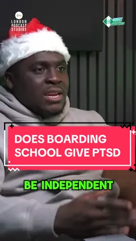 DOES BOARDING SCHOOL GIVE A FORM OF PTSD, CAUSING YOU TO BE OVER INDEPENDENT AND NOT WANT TO SPEAK TO PEOPLE🤔  🎥 : @London Podcast Studios  #boardingschool #ptsd #9jatiktok 