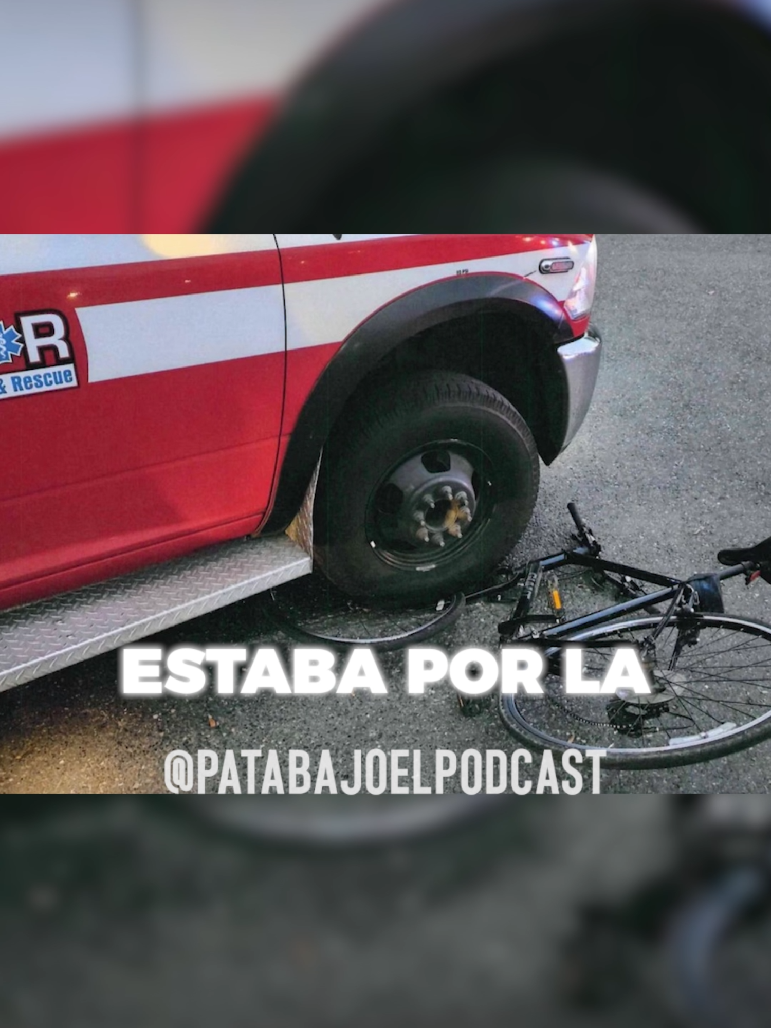 Un Ciclista fue atropellado por una ambulancia!! #patabajoelpodcast
