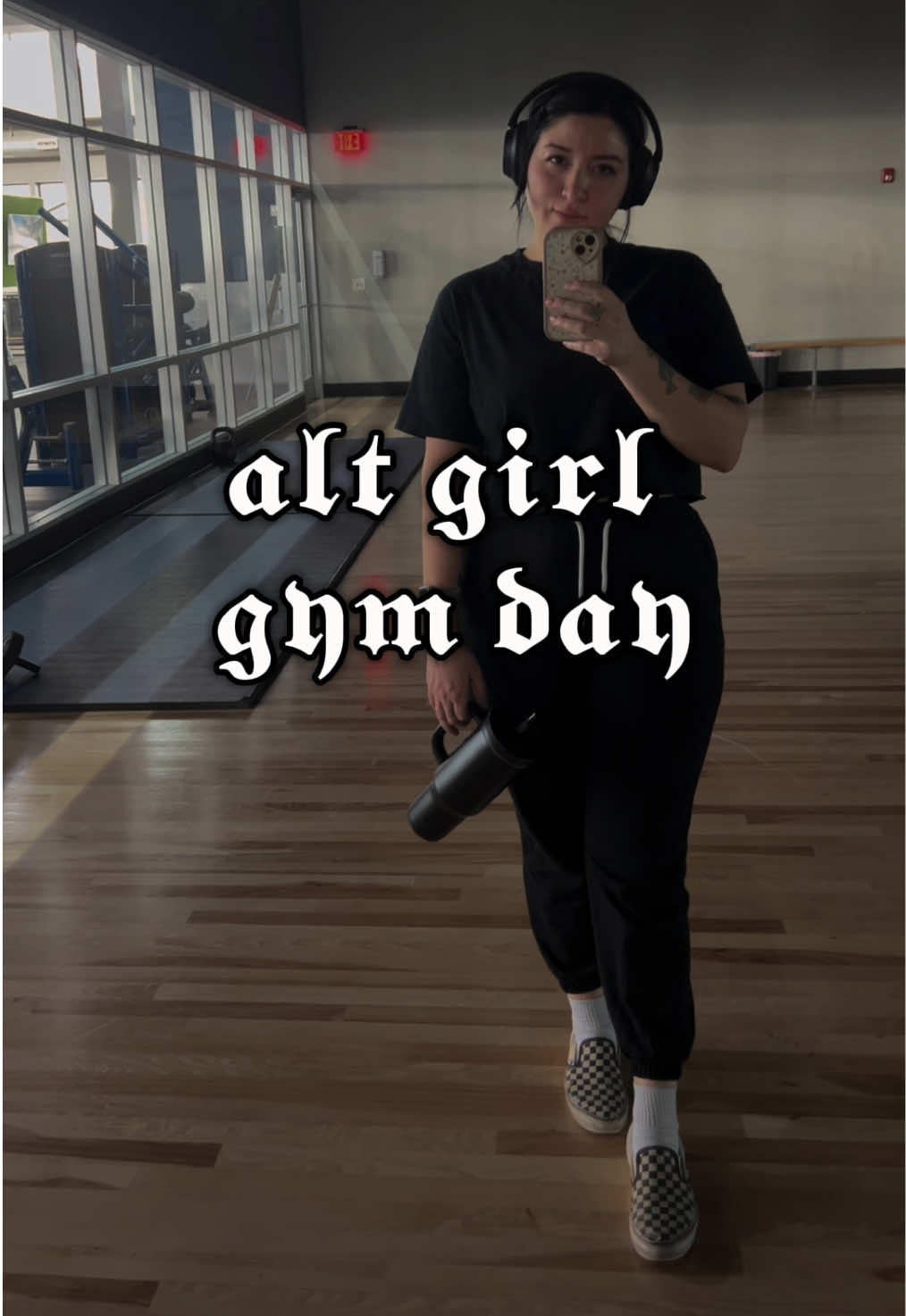 i was v tired today but went to the gym anyway #emo #elderemo #alt #alttiktok #emogirl #emostyle #alternative #altgirl #alttok #fyp #emosnotdead #altfashion #Fitness #gym #GymLife #fitnesswomen #fitnessgirlsoftiktok #plussize #plussizeedition #plussizetiktok #creatorsearchinsights 