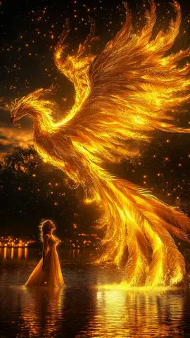 Phoenix Woman #aiart #aianimation #fantasy 