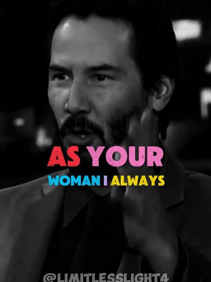 woman always promises #deep #lifelessons #keanureeves #mindsetmotivation #inspiration #women #promise 