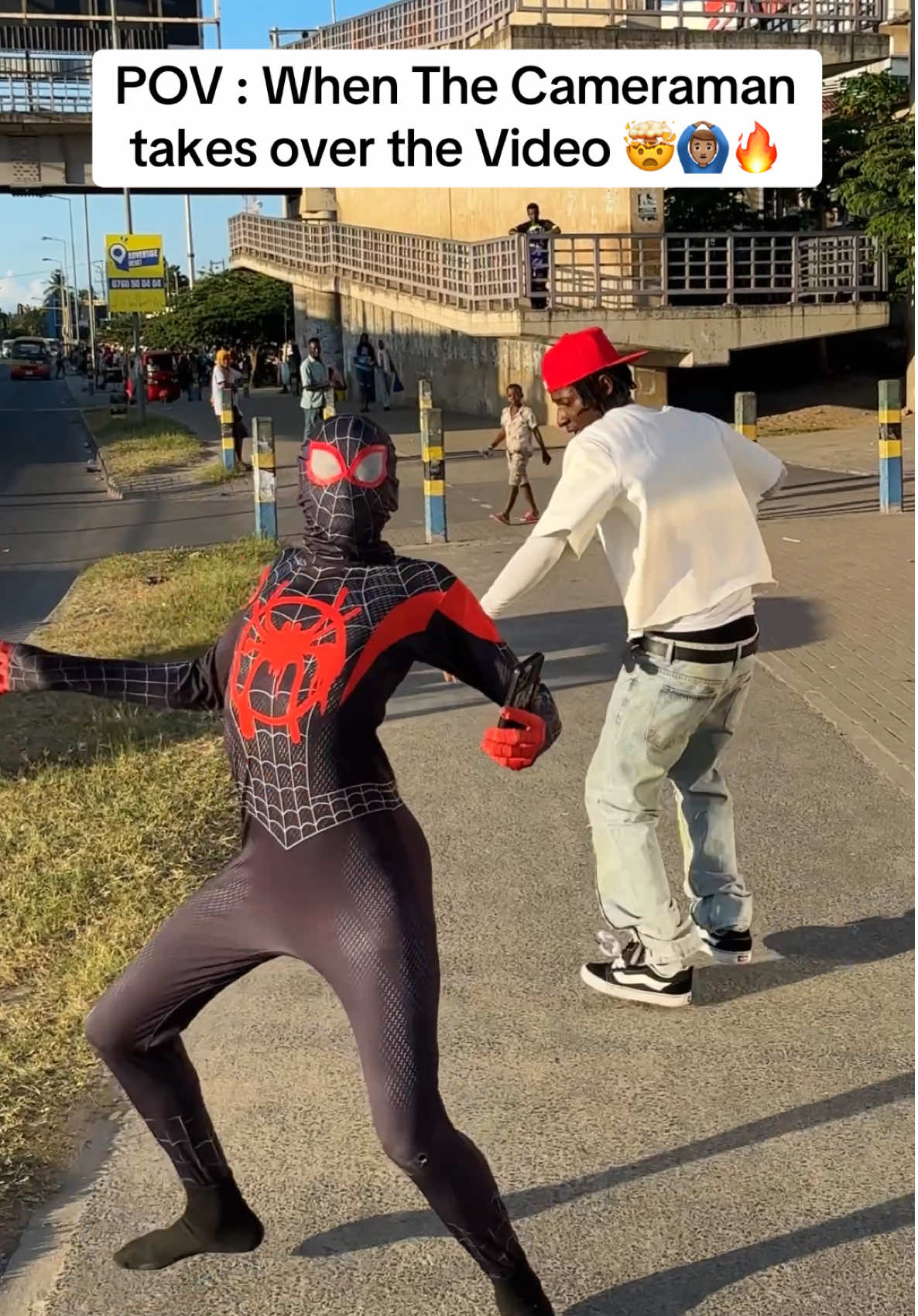 Part 42 | Even the Stranger at the End Tried to Join the Dance 😂 #fypシ #viral #amapiano #trending #viralvideo #dance #prank #foryoupage #amapianodance #spiderman #milesmorales #xyzbca