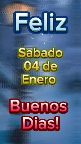 Buenos Días! Feliz Sábado 04 de Enero! #buenosdias #buenosdiasmundo #buenosdiasporlamañana #buendia #felizdia #felizsabado #2025 #enero 