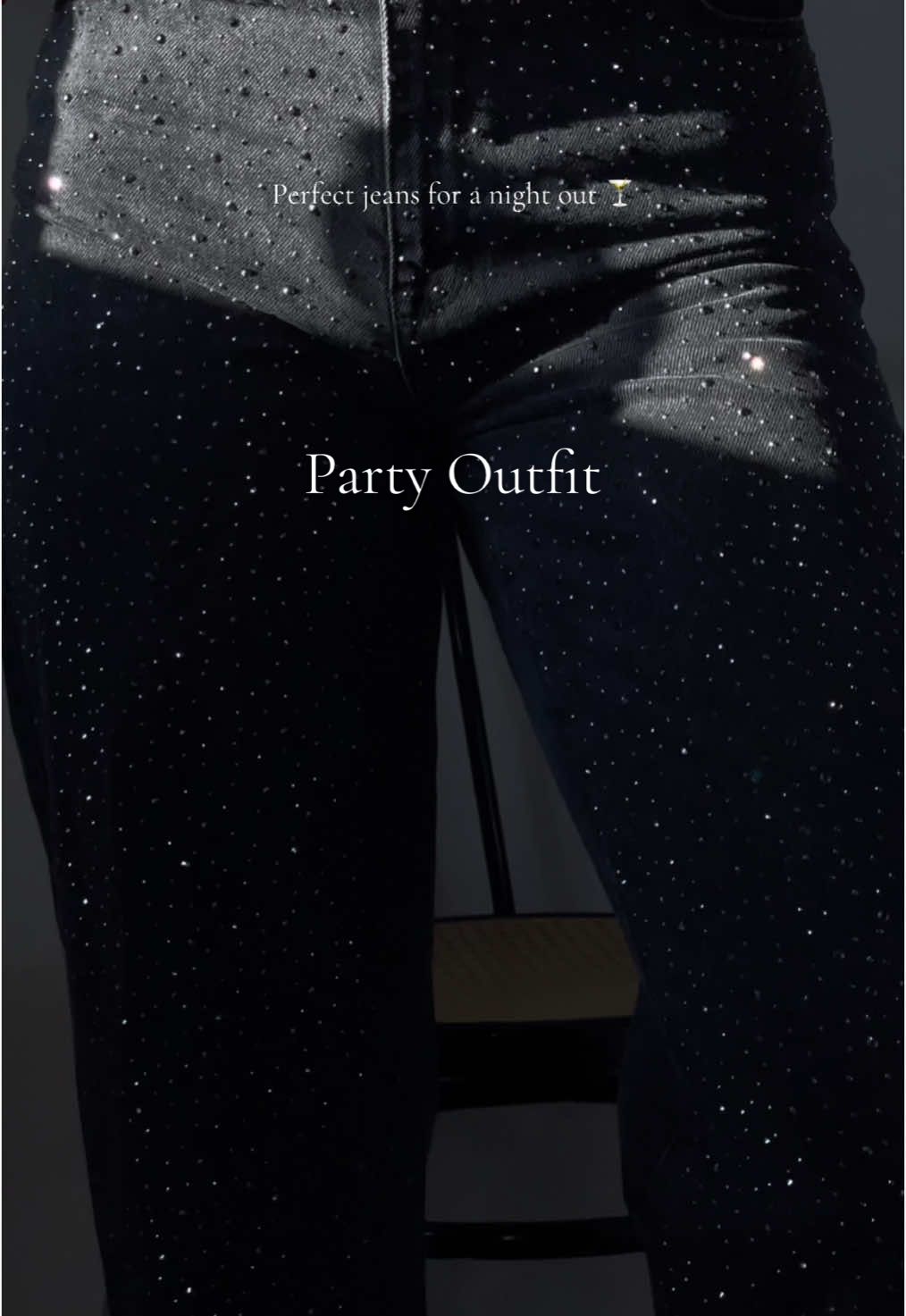 Perfect jeans for a night out 🍸🌟🎆 #jeans #glitterjeans #glitterpants #partyoutfit #nightout #forypu #outfit 