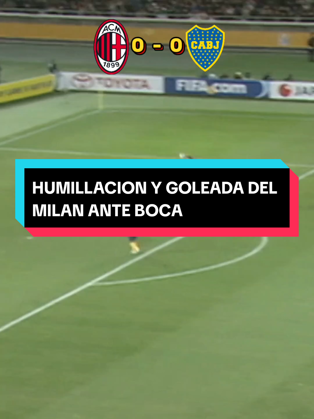 El día en que Boca recibió un baño de humildad frente al Milán en el mundial de clubes 2007