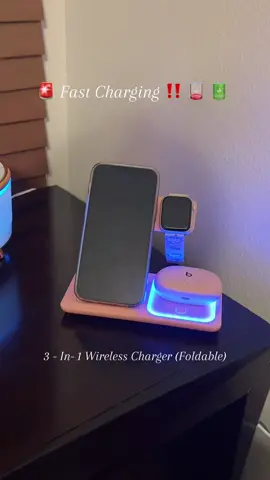 🚨 🪫🔋 Another great TikTok Shop Find‼️ Wireless Foldable & Portable Charging Station 🪫 #wirelesscharging #phonecharger #wirelesschargingstation #charger #fastcharging #electronics #wirelessfastcharging  #tiktokshopfinds 