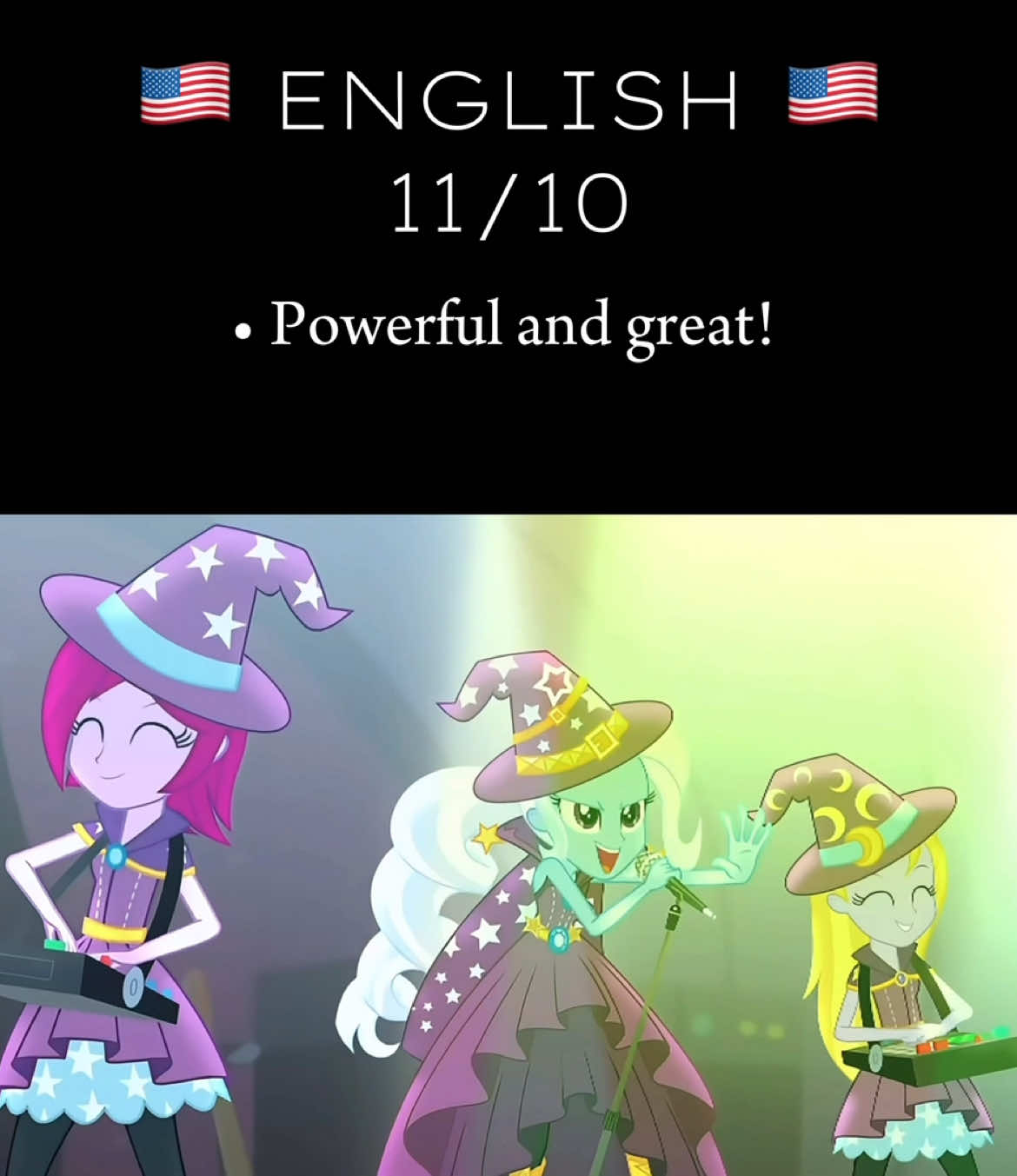 Tricks Up My Sleeve | Rating different languages | Please don't hate me, it's my opinion! #foryou #mylittlepony #equestriagirls #mylittleponyequestriagirls #trixieandtheillusions #trixielulamoon #tricksupmysleeve 