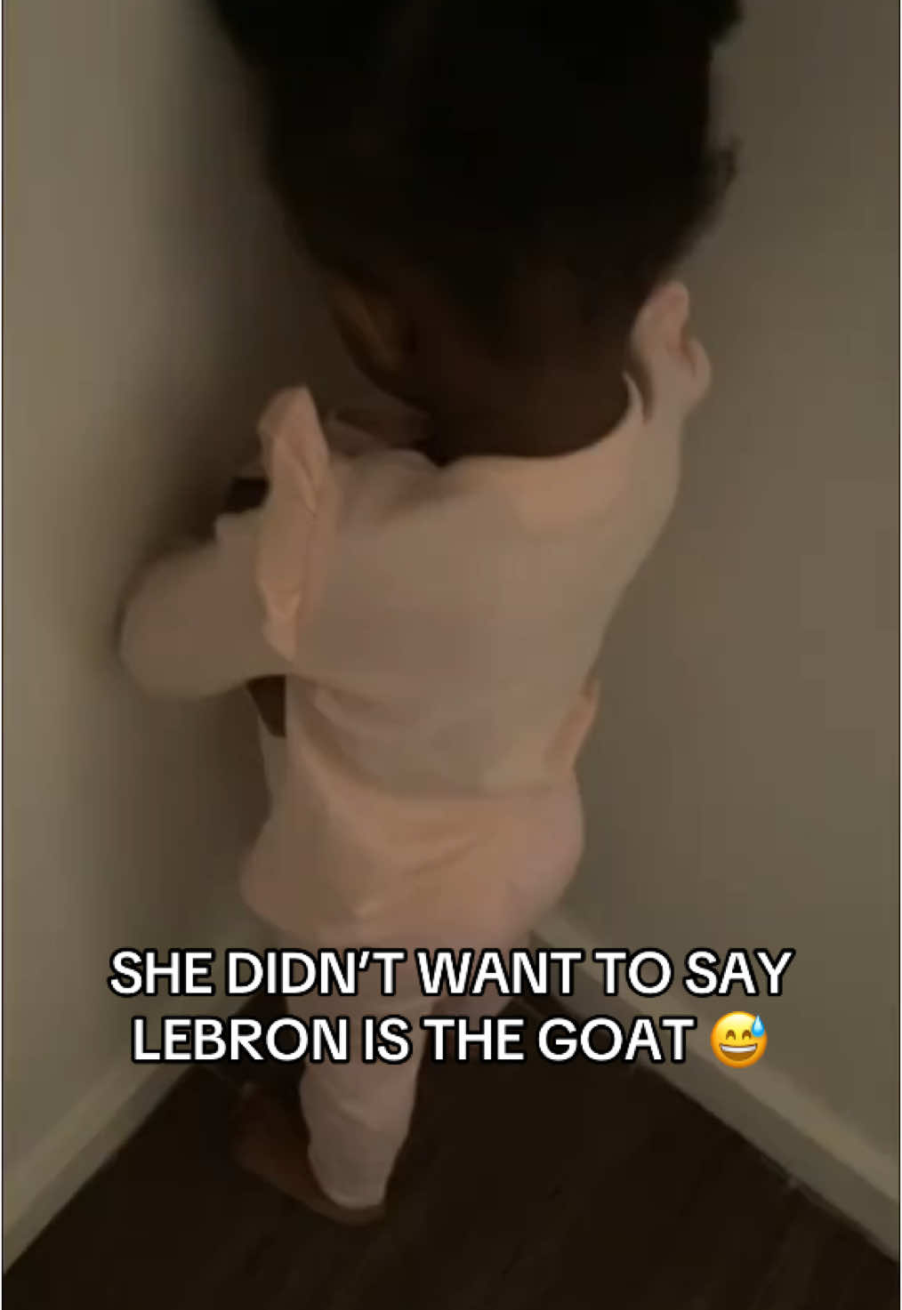 She was standing on business. 😂😭 (@RJ) #lebronjames #lebron #lbj #sister #family #sibling #brother #goat 
