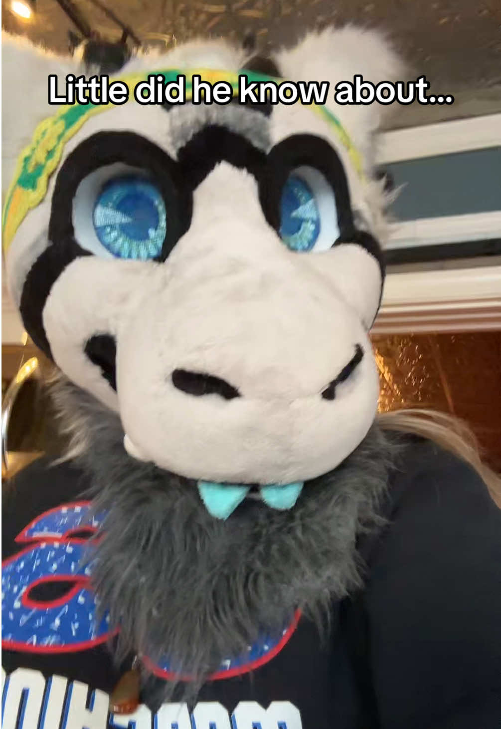 When @ᖭི༏ᖫྀ𝚑𝚎𝚊𝚝𝚑𝚎𝚛ᖭི༏ᖫྀ was dancing in our suits. #greenscreenvideo #furry #fursuit #evilguy #dancing #dutchie 