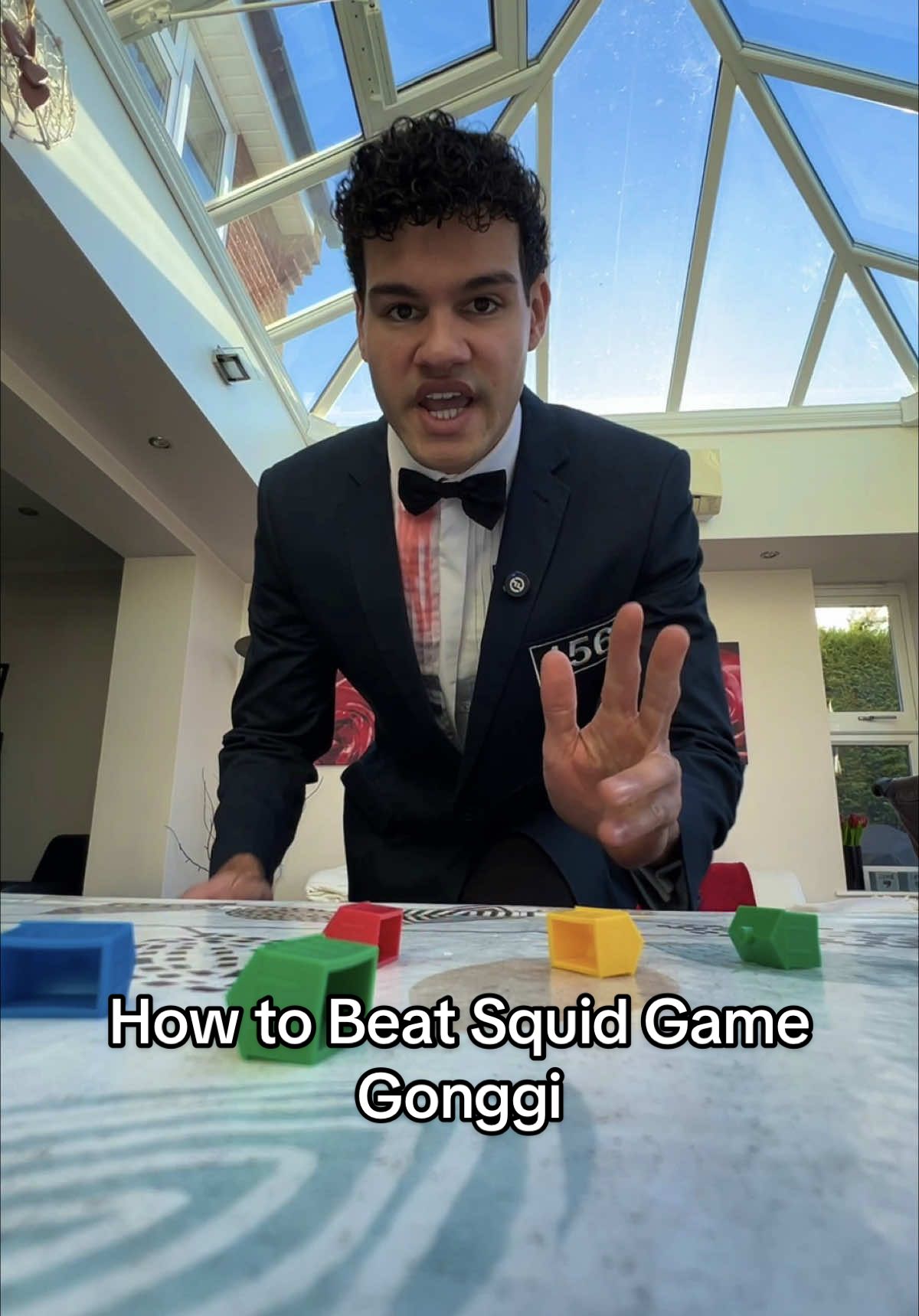 give it a go, it’s even harder than it looks 🦑🎲 #squidgame #gonggi #howto #tutorial 