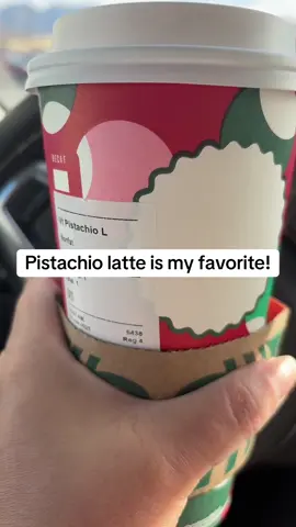 My favorite latte is back! The Pistachio Latte ☺️ #pistachiolattefromstarbucks 