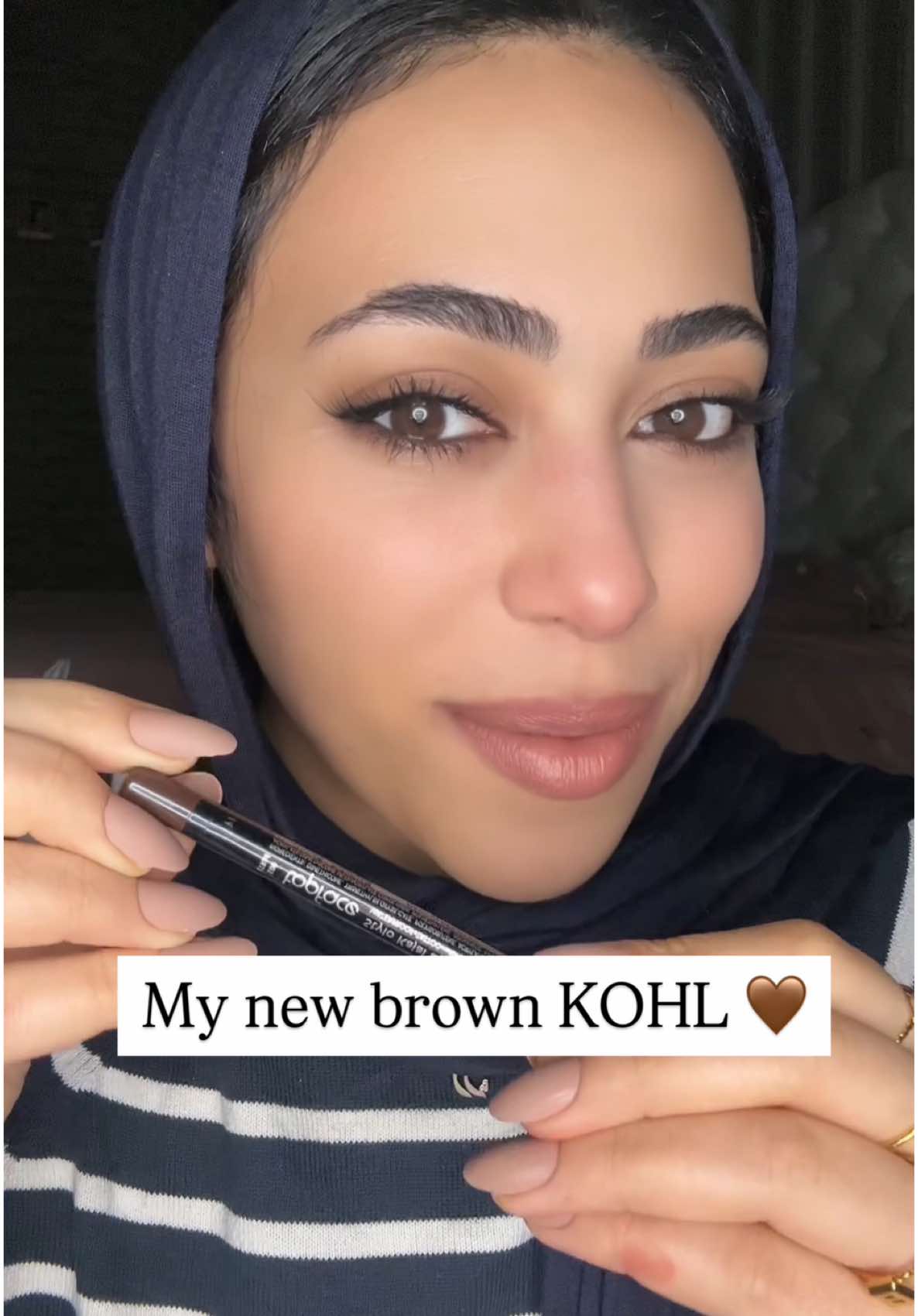 My new LONGLASTING BROWN KOHL 🤎🤎 . . #explore #kohl #brown  #ميكب #كحل #كحل_بني 