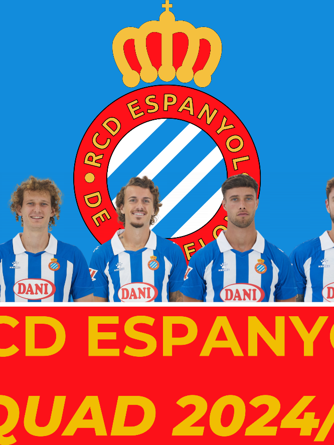 RCD Espanyol squad 2024/25 | Players salary | football world euphoria . . . #football #futebol #futbol #Soccer #arsenal #chelsea #manchesterunited #manchestercity #liverpool  #barcelona #realmadrid #bayern #milan #inter #galatasaray #alnassr #psg  #footballworldeuphoria #iagobraatz #gironasnoticiasdofutebol #championsleague #PremierLeague #laliga #bundesliga #seriea #ligue1 #sepakbola #축구 #ฟุตบอล 