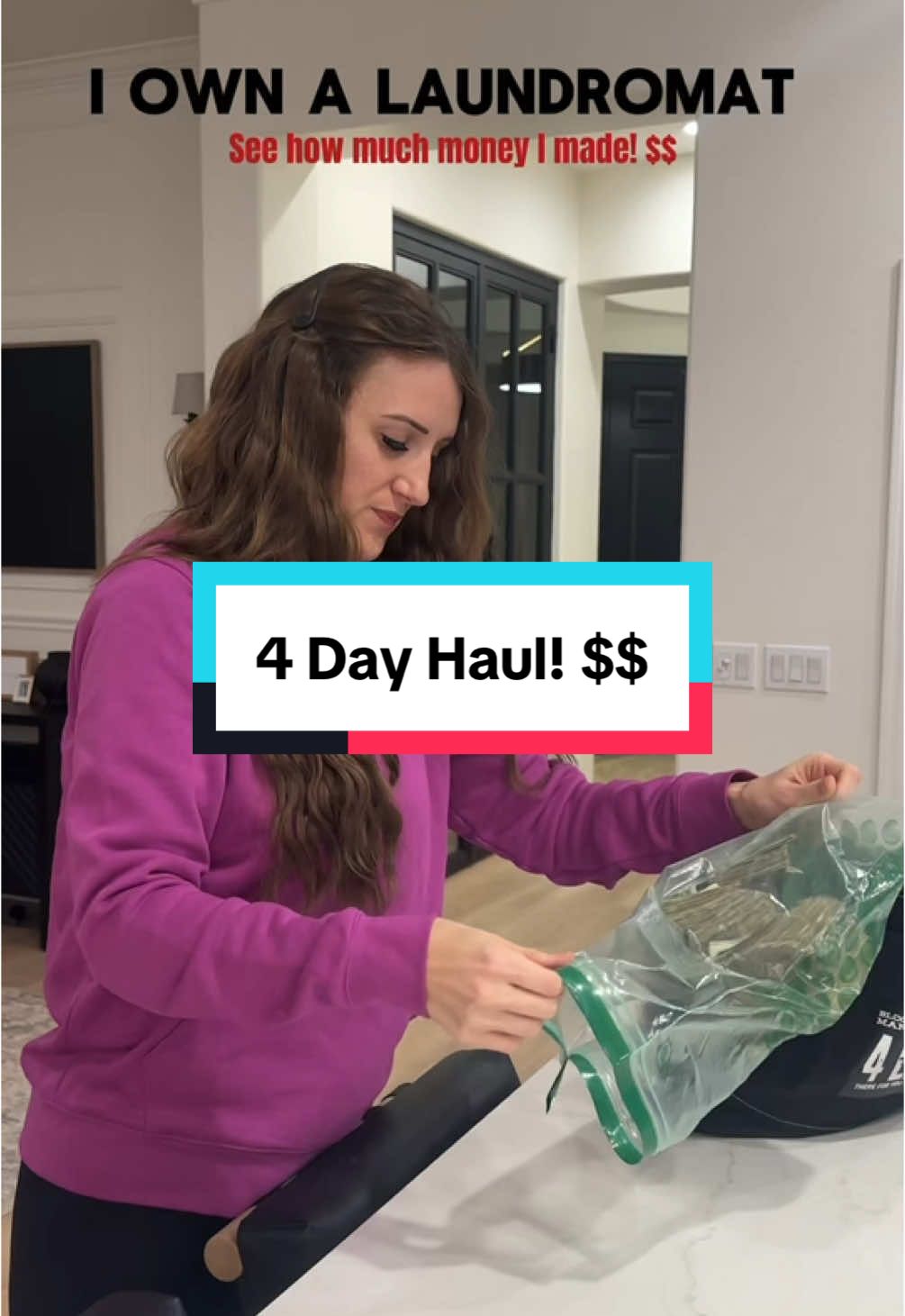4 Day haul! #business #laundromat #money #entrepreneur 