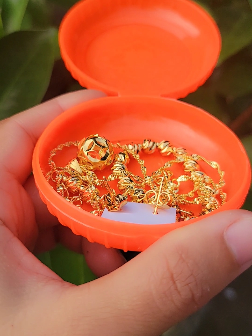 Bộ bi 3 món đeo chơi tết siêu sang#bongtai #vongco #lactay 