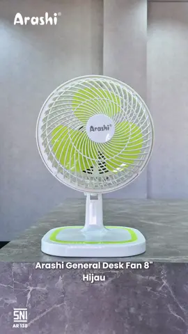 Pilih yang biru atau hijau? Kalau Arashe suka keduanya  Kalian bisa dapetin Arashi General Desk Fan 8” di Keranjang Kuning! #kipas  #kipasangin  #Arashi 