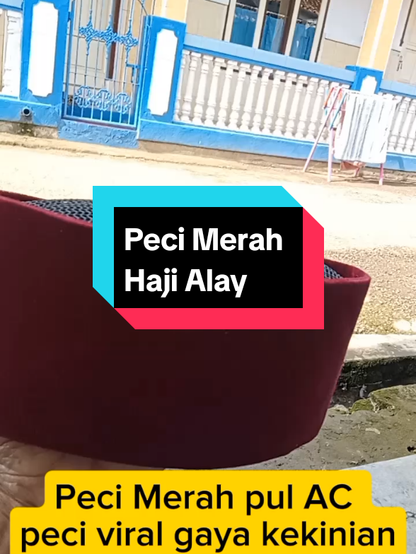 Songkok FULL AC HAJI ALAY Kopiah full warna #kopiah #peci #pecimerah  #hajialay  #tiktok #tiktokviral #cuantikto 