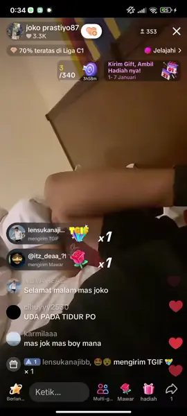 mentahan live mas joko #mentahanvideo #fypシ #najibgwsm🤍😝 #gwsmlovers👹 #harusfyp #fyp #lopyu #kusumawara 