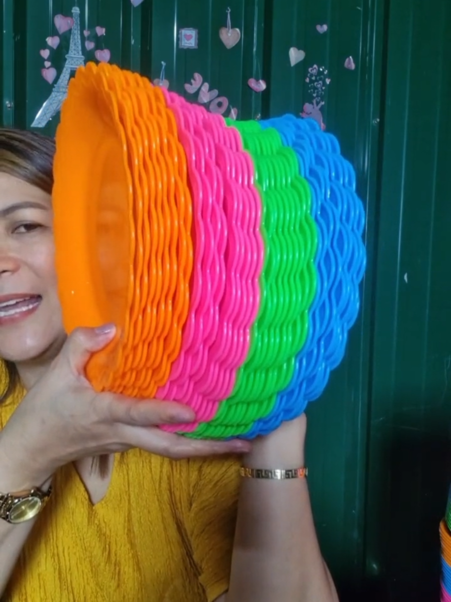 Murang plastic plates ito na!#flowerplate #plate 