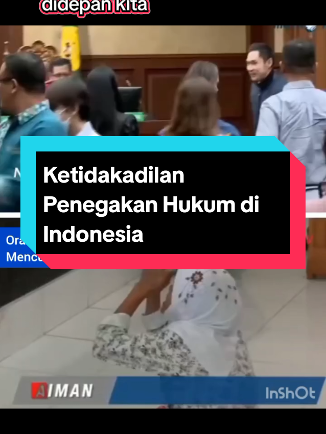 Ketika masyarakat Indonesia dipertontonkan dengan KETIDAKADILAN HUKUM antara si Kaya vs si Miskin #prabowo #prabowopresiden2024 #korupsitimah #korupsi #kpk #keadilanharusditegakkan 