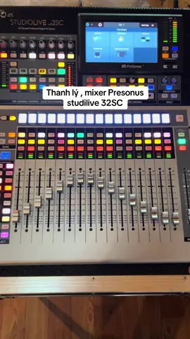 Mixer Presonus studiolive 32 SC , cho ae làm show cực hiệu quả #mixerpresonus #amthanhchuyennghiep #amthanhgiadinh #setupamthanh #amthanhanhsang #anhsangsukien #mixerdigital #opensoundmeter #smaartv9 #hottrend #thinhhanh #xuhuong 