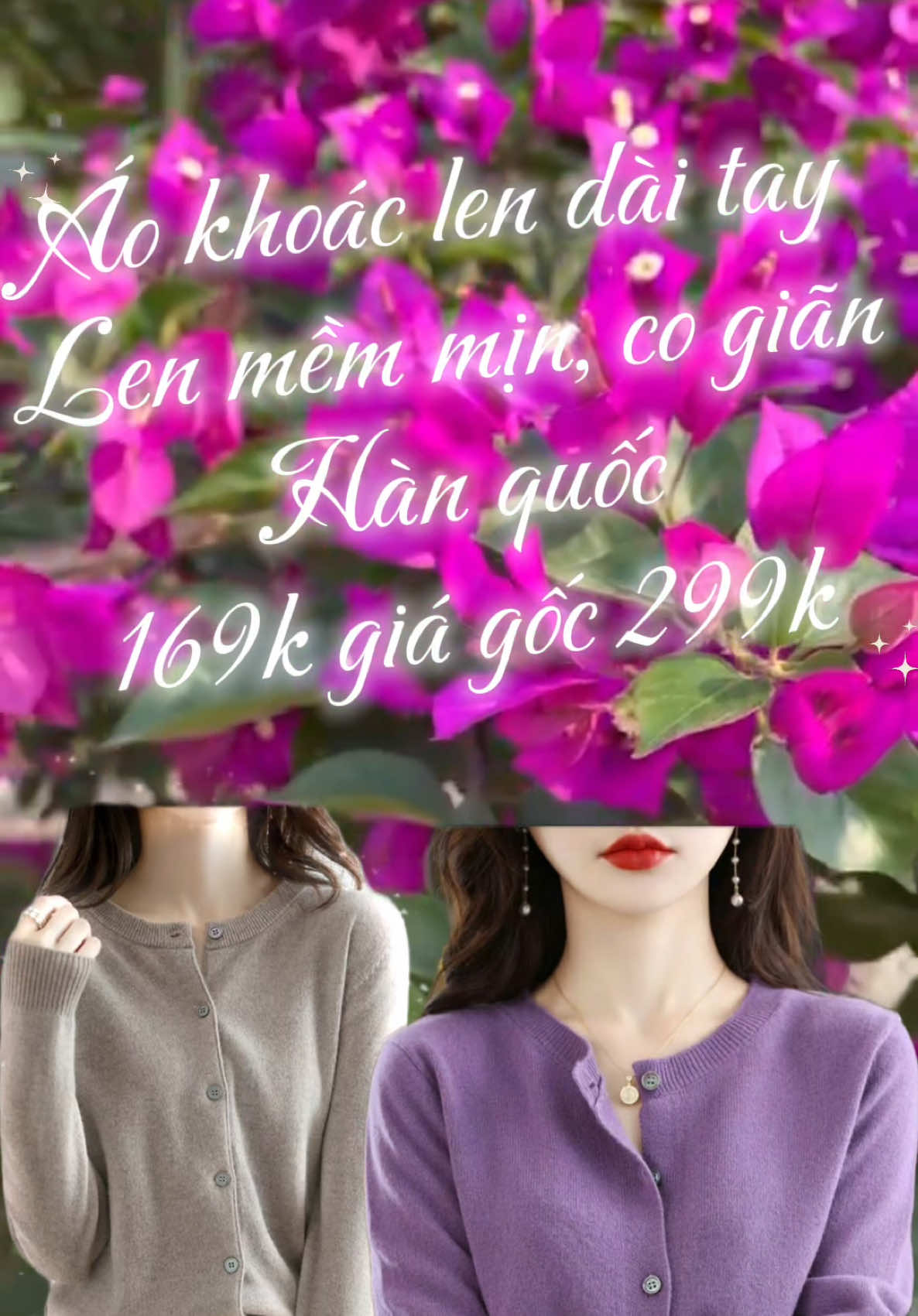Áo khoác dài tay len mềm mịn #thoitrangnu #thandong69 