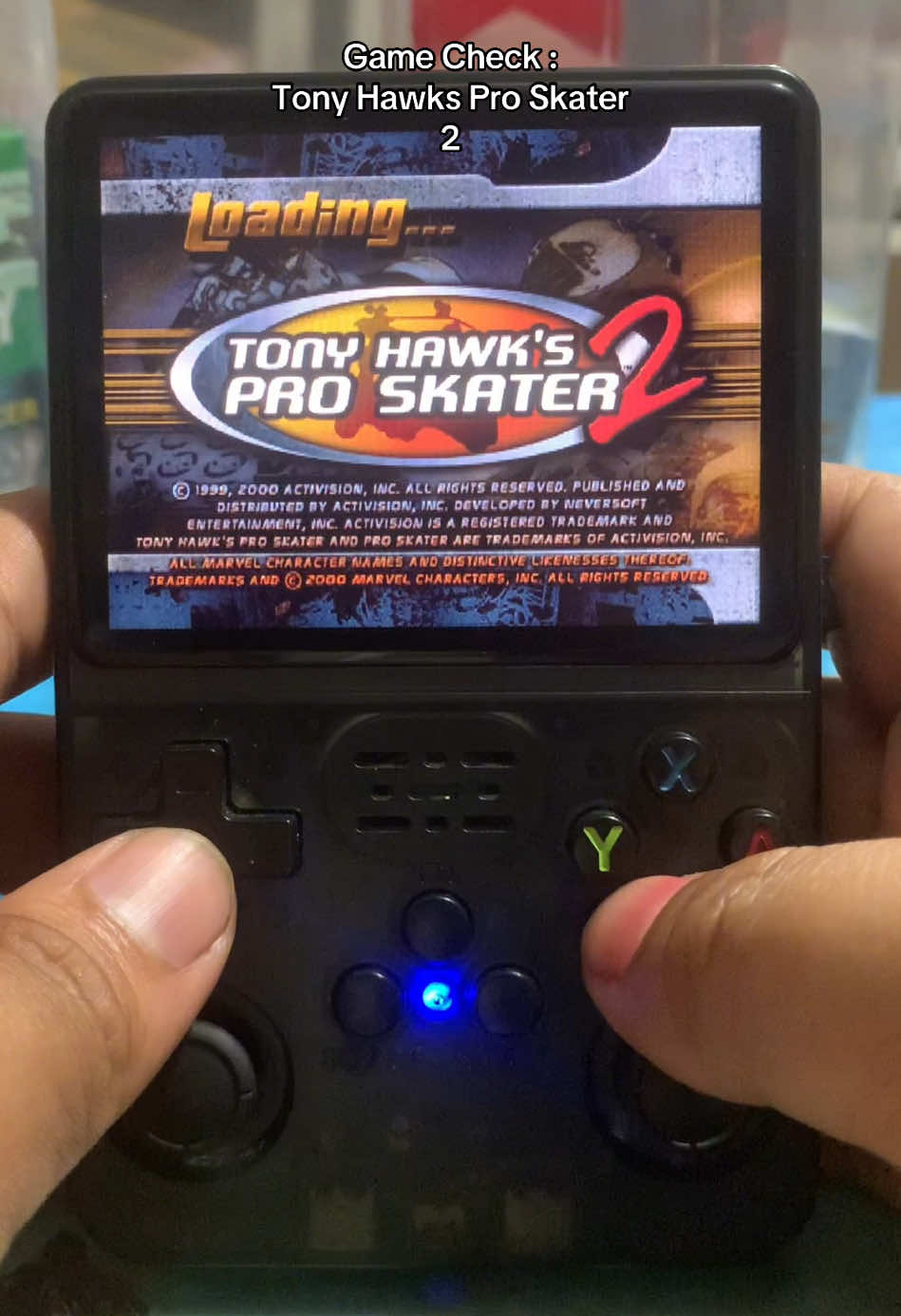 Nostalgic! #tonyhawks #tonyhawksproskater #skateboard #Skateboarding #2025 #KUYAVINCE #gameconsole #retrogaming #r36s #r36sgameconsole #innerchildhealing 