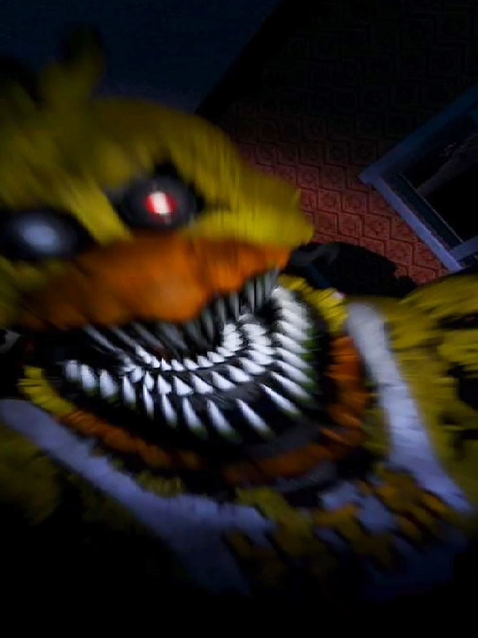 Nightmare Bonnie & Nightmare Chica Jumpscare #fivenightsatfreddys4 #horrorgaming 