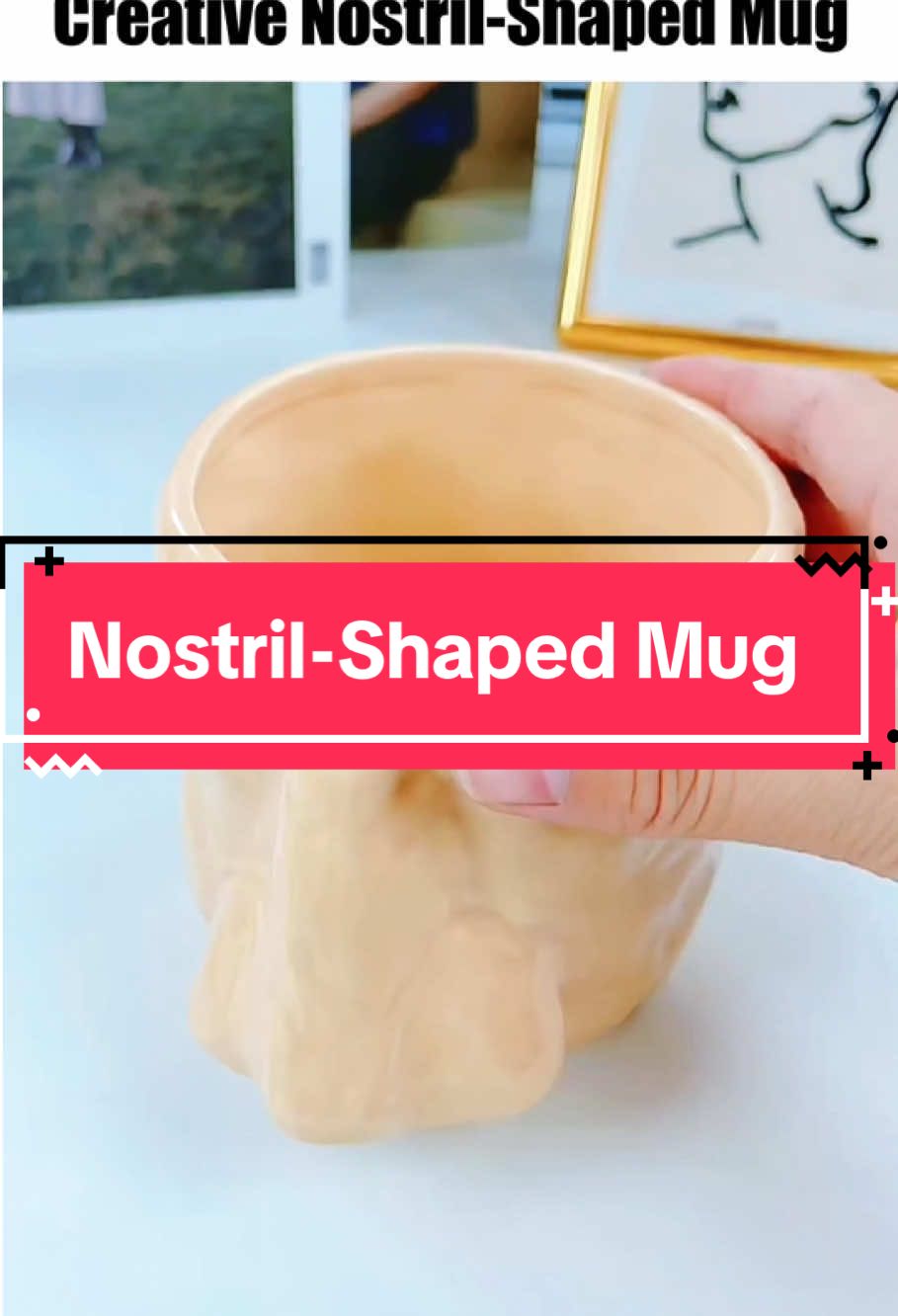 I guess its nose hairs have all fallen out.😜#mug #goodthing #interesting #funny #creative 